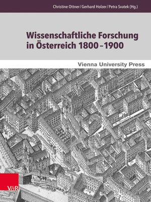cover image of Wissenschaftliche Forschung in Österreich 1800–1900